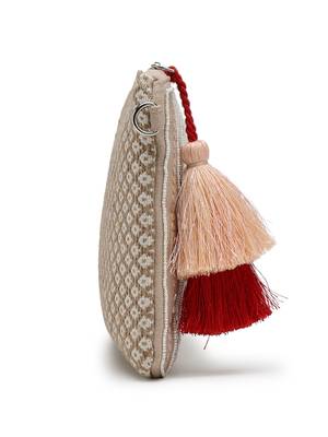 multi cotton canvas sling bag with jacquard heart 11