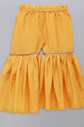 Eid mubarak kurta with sharara set