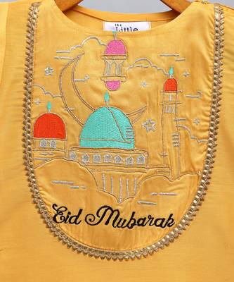 Eid mubarak kurta with sharara set 3