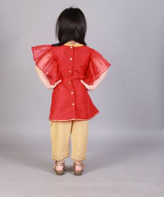 Fire lamp embroidered kurta pyjama 2