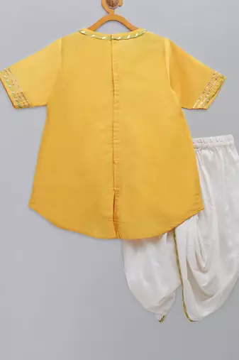 Pichwai embroidered kurta dhoti