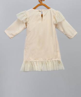 Off white velvet merry christmas dress 2