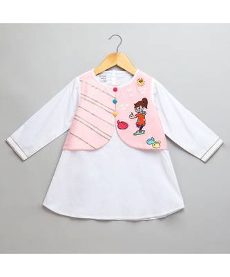 Holi hai girl embroidered kurta pyjama set 4
