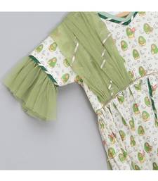 Eid printed kurta set with attached dupatta