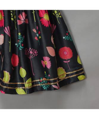 Black print multicolor sharara set 2