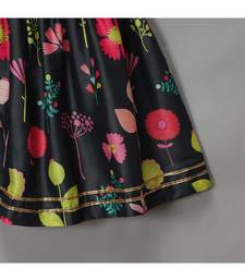 Black print multicolor sharara set