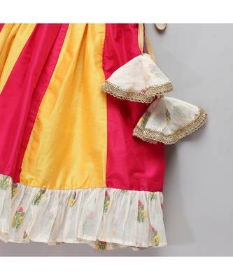 Laxmi goddess embroidered lehnga set 2