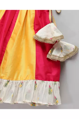 Laxmi goddess embroidered lehnga set