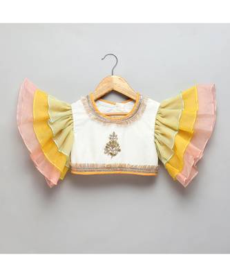 Pastel multi colors lehnga set 3