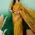 golden zari woven banarasi organza saree with unstitched blouse piece