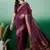 wine zari woven banarasi organza saree with unstitched blouse piece