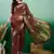 brown embroidered banarasi organza saree with unstitched blouse piece