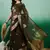 mehndi embroidered banarasi organza saree with unstitched blouse piece