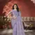 Lavender tissue net glamorous partywear bollywood saree