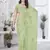 Green girlie tissue net c embroidered saree