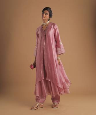 Harmony blush kurta set 1