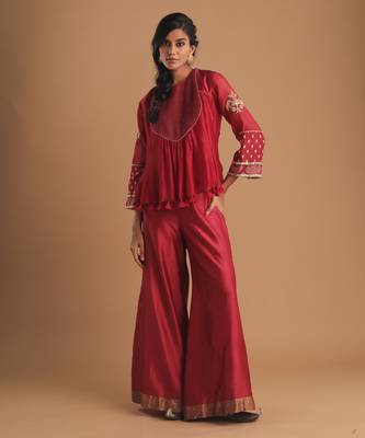 Gulab gulal palazzo set 1