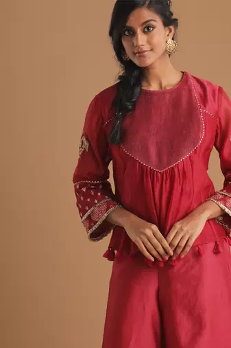 Gulab gulal palazzo set