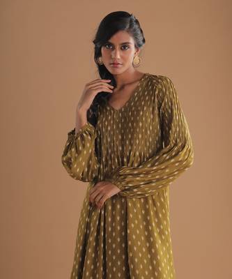Meadow moss green kurta set 2