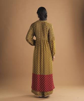Meadow moss green kurta set 3