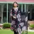 Black georgette fabric beautiful printed salwar kameez