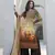 Brown crepe fabric ceremonial salwar suit
