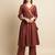 Maroon cotton fabric designer printed readymade salwar kameez