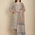 Blue cotton fabric designer printed readymade salwar kameez