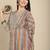 Blue cotton fabric designer printed readymade salwar kameez