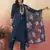 Blue viscosee chanderi fabric festive special readymade salwar kameez