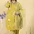 Mustard rayon fabric plus size kurta set for festive looks