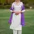 White roman silk fabric partywear salwar suit for girlie looks