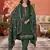 Green smart and beautiful georgette fabric readymade salwar kameez