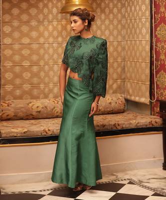 Emerald green marquise set emerald - neha garg 3