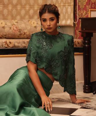 Emerald green marquise set emerald - neha garg 4