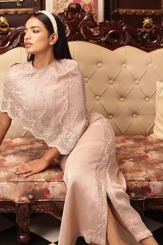 Pearl dawn marquise pearl set - neha garg