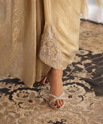 Pista gold noor lehenga set - neha garg 2