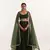 Dark green  Embellished Georgette lehenga choli