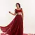 Maroon red  Embellished Georgette lehenga choli