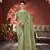 Green tissue net c sequins work saree