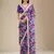Blue georgette c girlie partywear saree