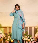 ocean cotton suit set