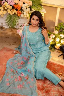 ocean cotton suit set 2