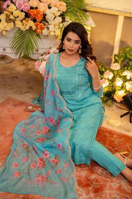 ocean cotton suit set 4