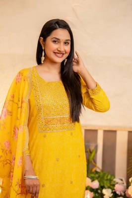 sunflower cotton suit set 2
