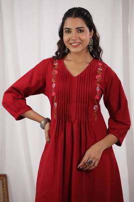 rosewood cotton kurta pant set 1