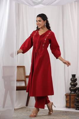 rosewood cotton kurta pant set 5