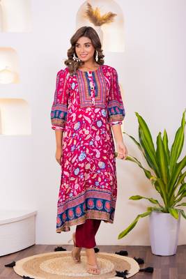 rose premium muslin kurta set 3