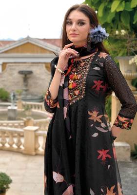 jade schiffli anarkali full work suit 2