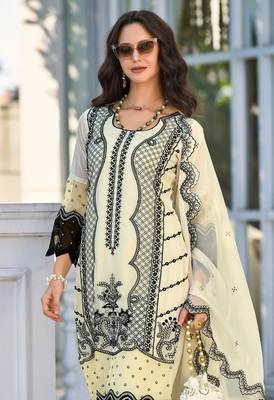 Neelima angel full embroidered heavy pakistani suit set 3
